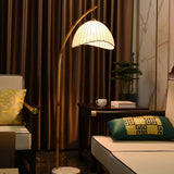 Bamboo Pole Floor Lamp detail