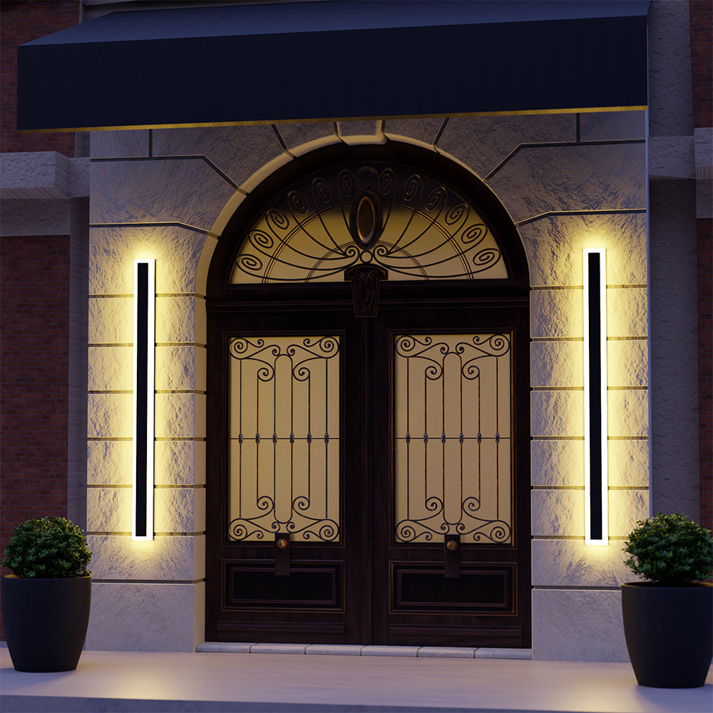Vynn Linear Outdoor Wall Light warm white steady