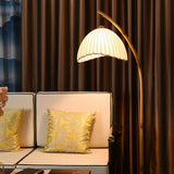 Retro Zen Bamboo Pole Standing Floor Lamp lifestyle
