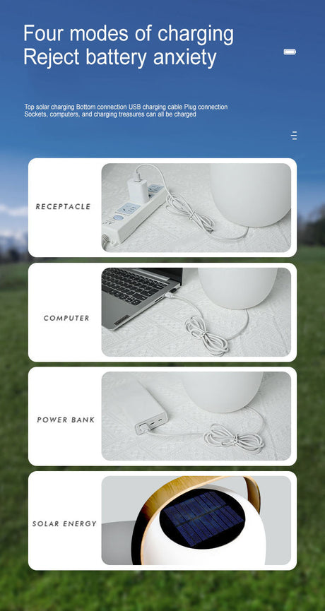 Solar Portable Basket Outdoor Light detail