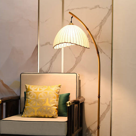 Bamboo Pole Floor Lamp detail