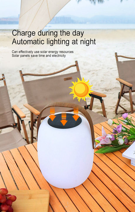 Solar Portable Basket Outdoor Light detail