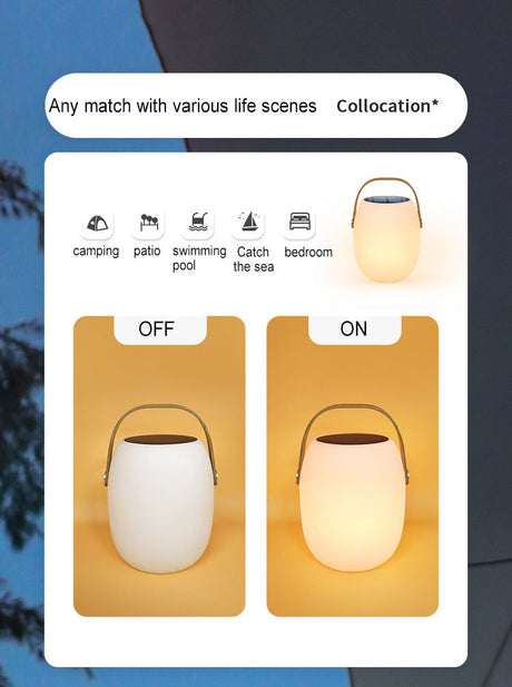 Solar Portable Basket Outdoor Light detail