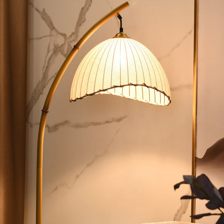 Bamboo Pole Floor Lamp detail
