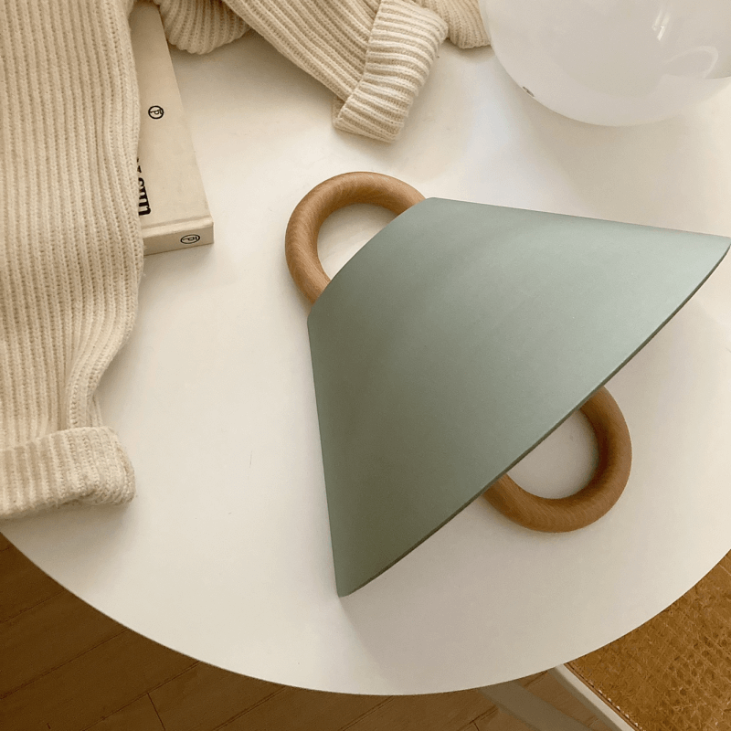 Wall Sconce Lamp Green Flat detail