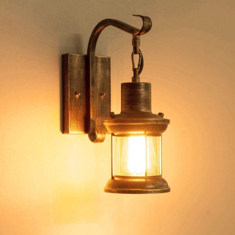 Etra wall lamp Bronze single