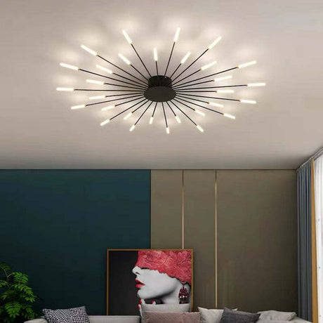 Wesley flush mount Black 30W
