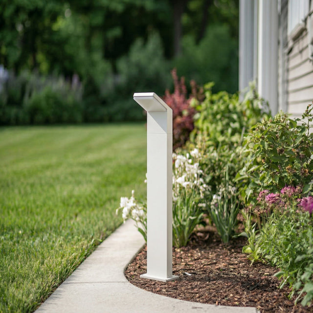 Arcchio Yolena LED Path Light installed in garden