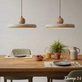 Lola travertine pendant lifestyle — GildNest UK