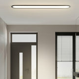 Rilo Oval Ceiling Light 60CM Black
