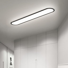 Rilo Oval Ceiling Light 40CM Black