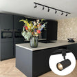 Iconic Jeana black track light with 6 spotlights — GildNest UK