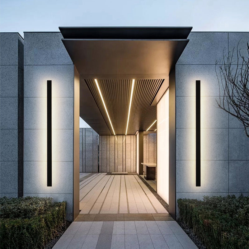 Silex outdoor wall sconce lifestyle shot — GildNest UK