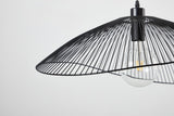 Warwick Pendant – Black Wire Dome Shade