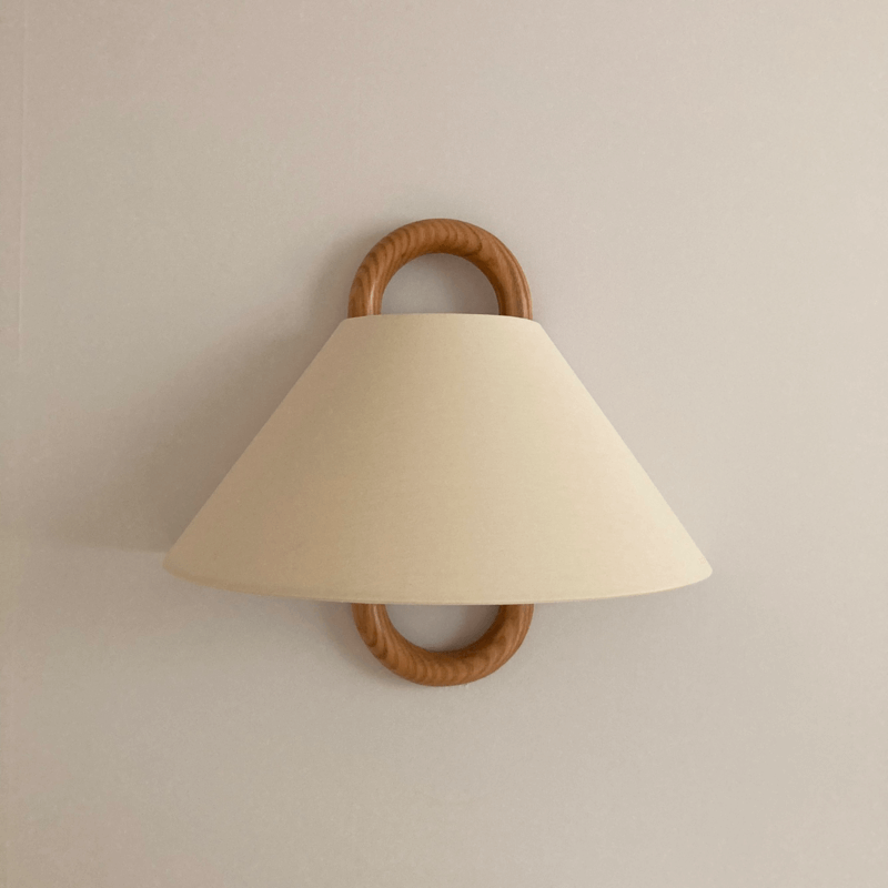 Wall Sconce Lamp Apricot Flat detail