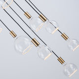 Roma 12 Light Spiral Pendant – Sculptural Multi-Drop Staircase Light