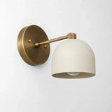 Nordic Metal Deep Ball Vanity Sconce