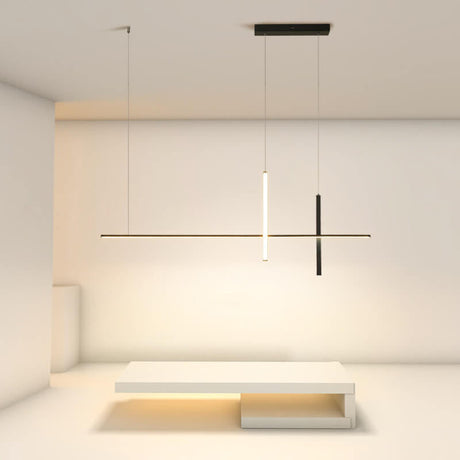 Long Line LED Chandelier detail