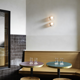 Nordic Luminous Dimple Glass Modern Wall Light