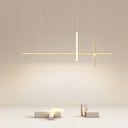 Long Line LED Chandelier White