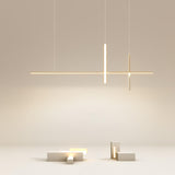 Long Line LED Chandelier White