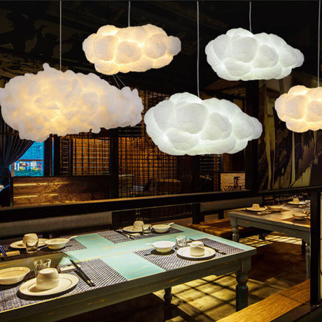Floating Cloud Pendant detail