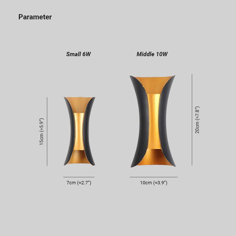 Noxel Curved Outdoor Wall Light lifestyle