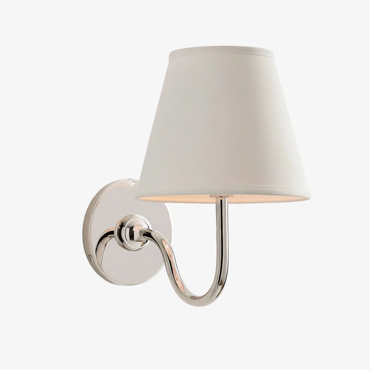 Luvora Wall Lamp 1 Head / Chrome / White Plain