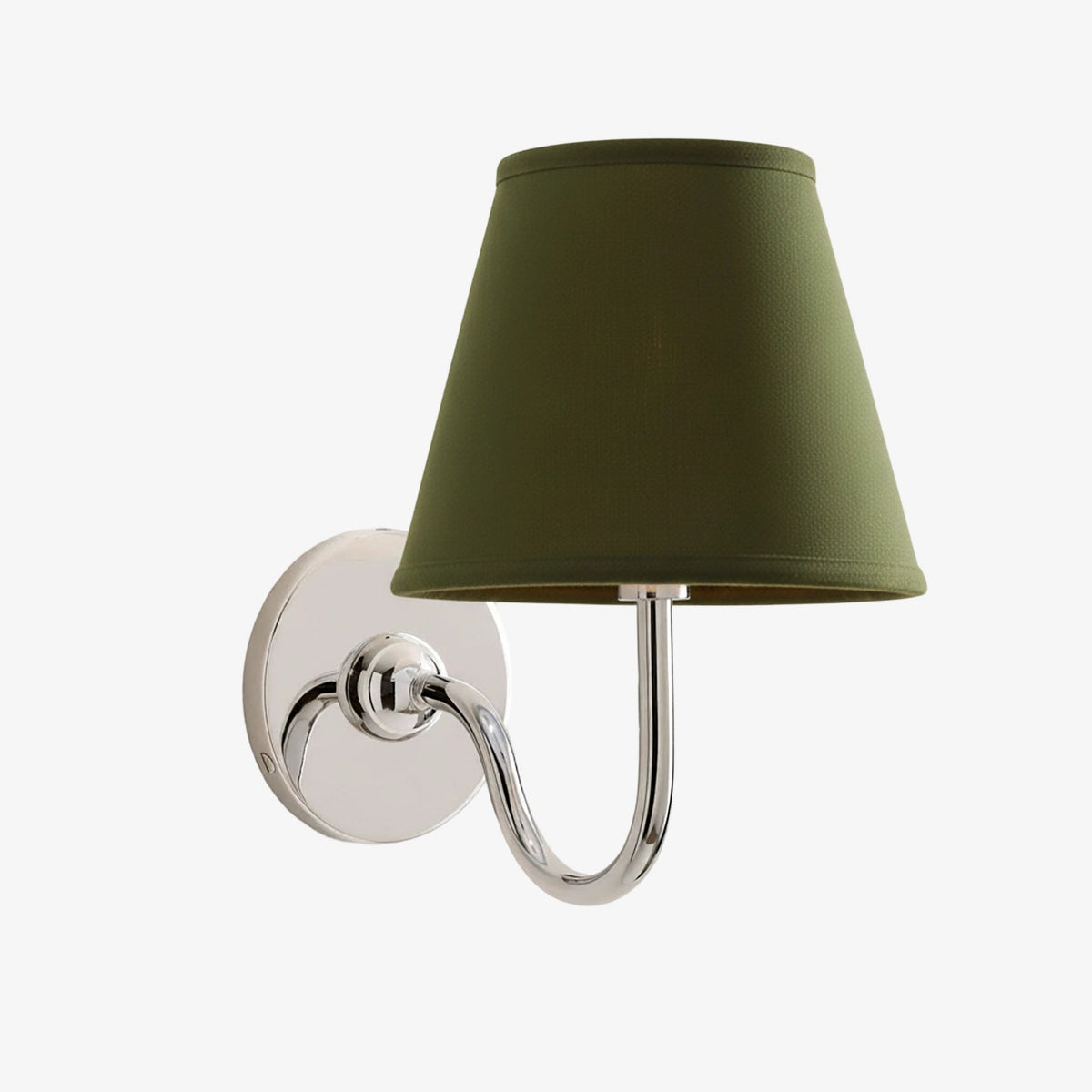 Luvora Wall Lamp 1 Head / Chrome / Green Plain
