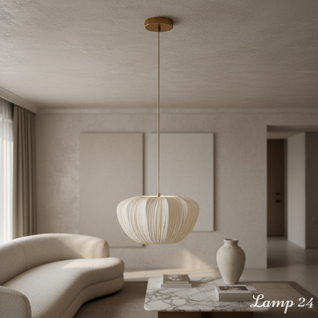 Linbron Curved Frame Pendant over dining table