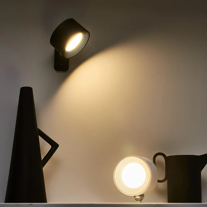 EasyStick cordless wall lamp lifestyle living room — GildNest UK