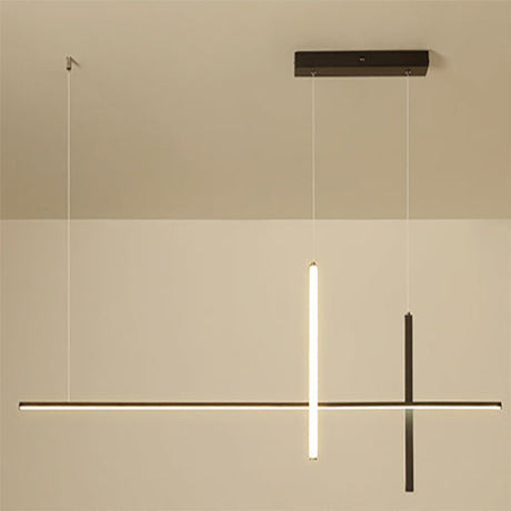 Long Line LED Chandelier detail