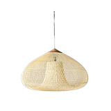Elegant Handmade Rattan Japandi Pendant Light