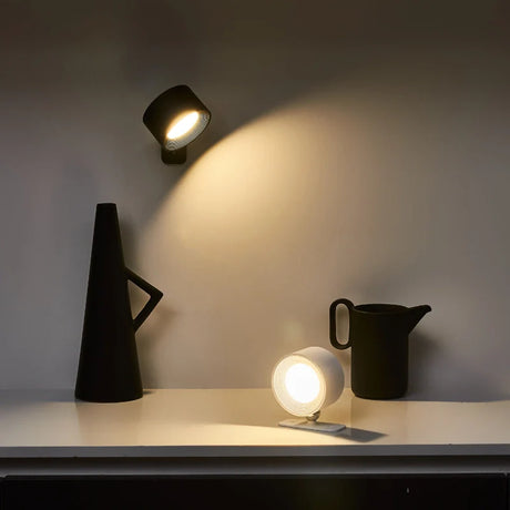 EasyStick cordless wall lamp lifestyle bedroom setting — GildNest UK