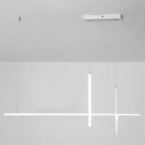 Long Line LED Chandelier White detail