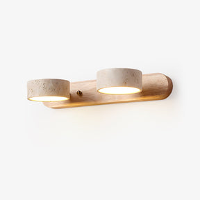 Travertine duo wall light — GildNest UK