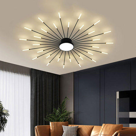 Wesley ceiling light Black 30W