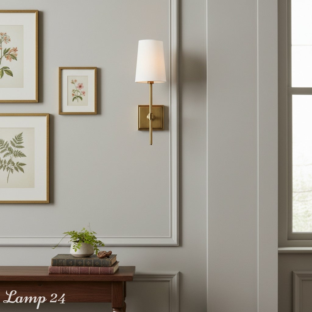 Derlina Vintage Metal Wall Sconce finish detail
