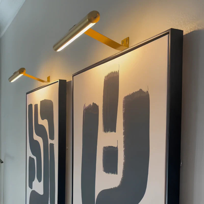 Cordless wall art light product dimensions — GildNest UK