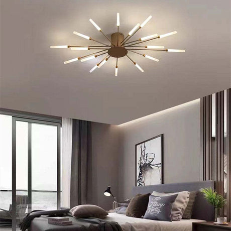 Wesley flush mount Golden 18W