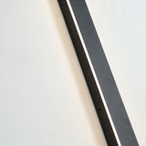 Silex linear outdoor LED wall light matte black — GildNest UK