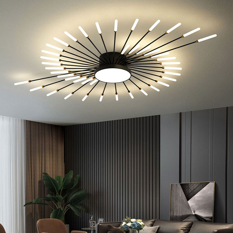 Wesley ceiling light Black 42W