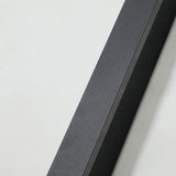 Silex linear outdoor LED wall light matte black — GildNest UK