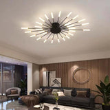 Wesley flush mount Black 28W