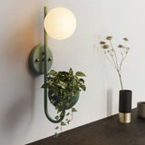 Sphere Wall Sconce Blue detail