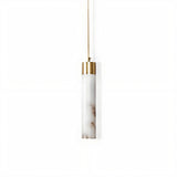 Alabaster brass cluster pendant light — GildNest UK