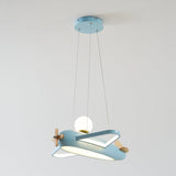 Airplane Pendant Lamp Blue