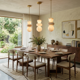 Alabaster Totem Pendant Light