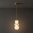 Alabaster Totem Pendant Light