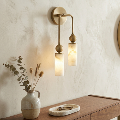 Harlin Alabaster Wall Light
